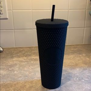 Black Matte studded Starbucks Tumbler 24 Oz